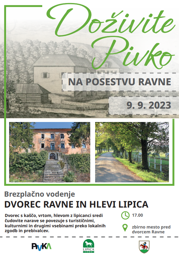 doživi Pivko na posestvu Ravne